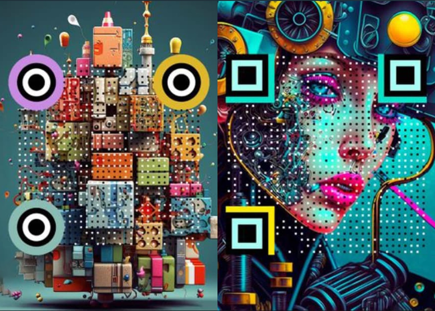 AI-generated artistic QR code