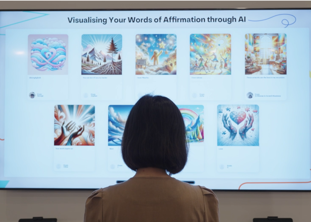 MOE’s SYF Exhibition 2024 – Affirmations for Artists with AI-powered Art